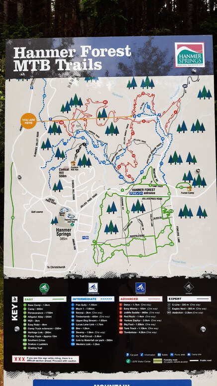 Hanmer Springs MTB map